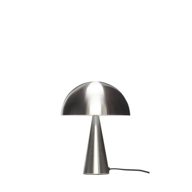 Mush bordlampe mini, nikkel