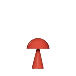 Mush Portable bordlampe / batterilampe, klar rød