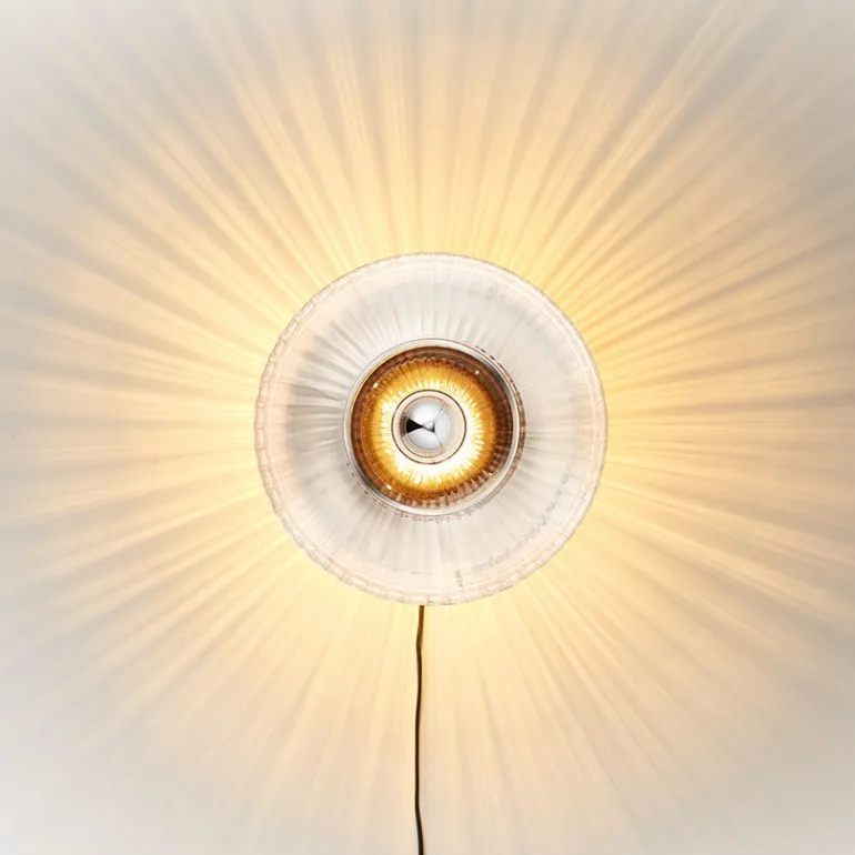 New Wave Optic XL væglampe, clear