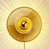New Wave Optic XL Væglampe, amber
