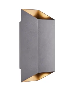 Nico Square 22 udendørs væglampe, antrasit