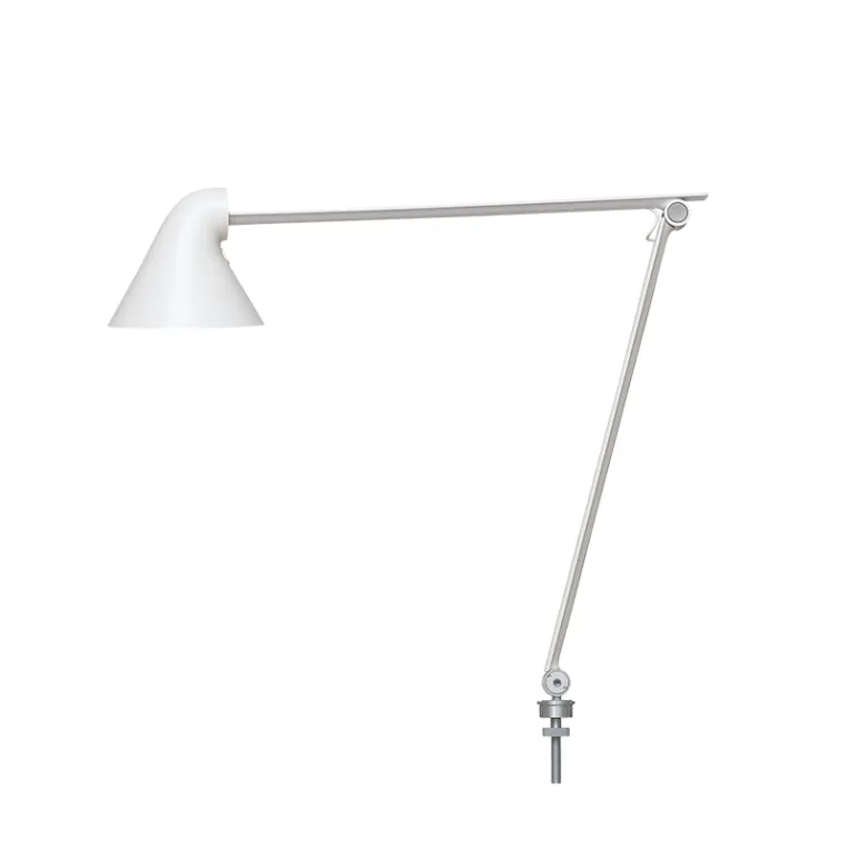 NJP bordlampe m/Ø10 pind, hvid