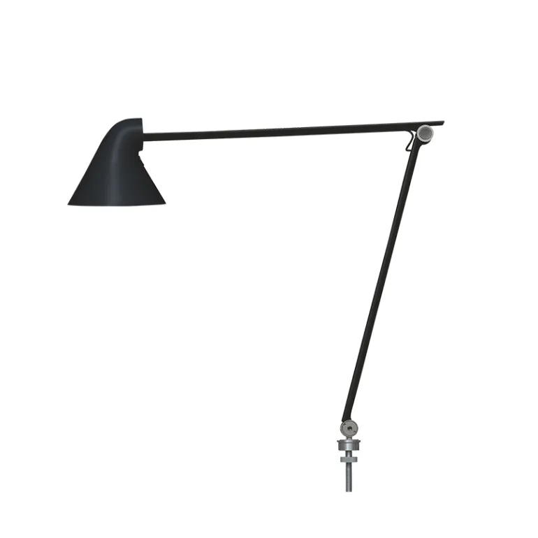 NJP bordlampe m/Ø10 pind, sort