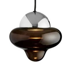 Nutty pendel, brun/krom