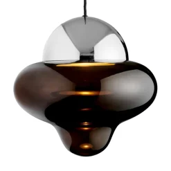 Nutty XL pendel, brun/krom