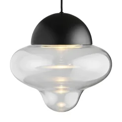 Nutty XL pendel, klar/sort