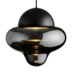 Nutty XL pendel, smoke/sort