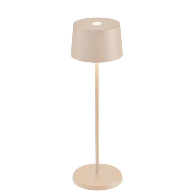 Olivia batterilampe / bordlampe, sand