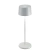 Olivia batterilampe / bordlampe, hvid