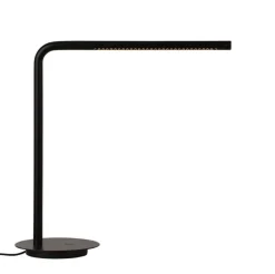 Omni bordlampe m/USB, sort