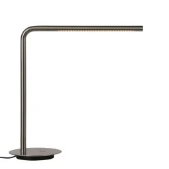 Omni bordlampe m/USB, stål