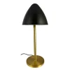 Oulu bordlampe, sort/messing