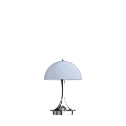 Panthella 160 Portable, grå opalt akryl