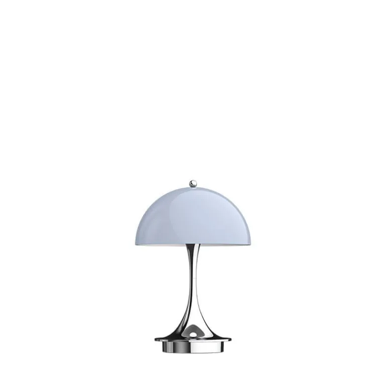 Panthella 160 Portable, grå opalt akryl