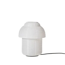 Papier double bordlampe Ø30, hvid