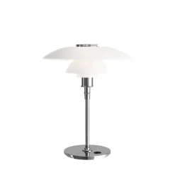 PH 4½-3½ bordlampe, krom