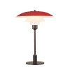 PH 3½-2½ bordlampe, rød