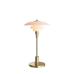 PH 2/1 Portable bordlampe / batterilampe, messing