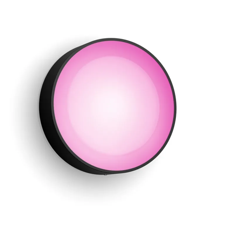 Philips Hue Daylo White and Color Ambiance udendørs væglampe, sort