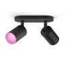 Philips Hue Fugato White and Color Ambiance dobbelt spot, sort