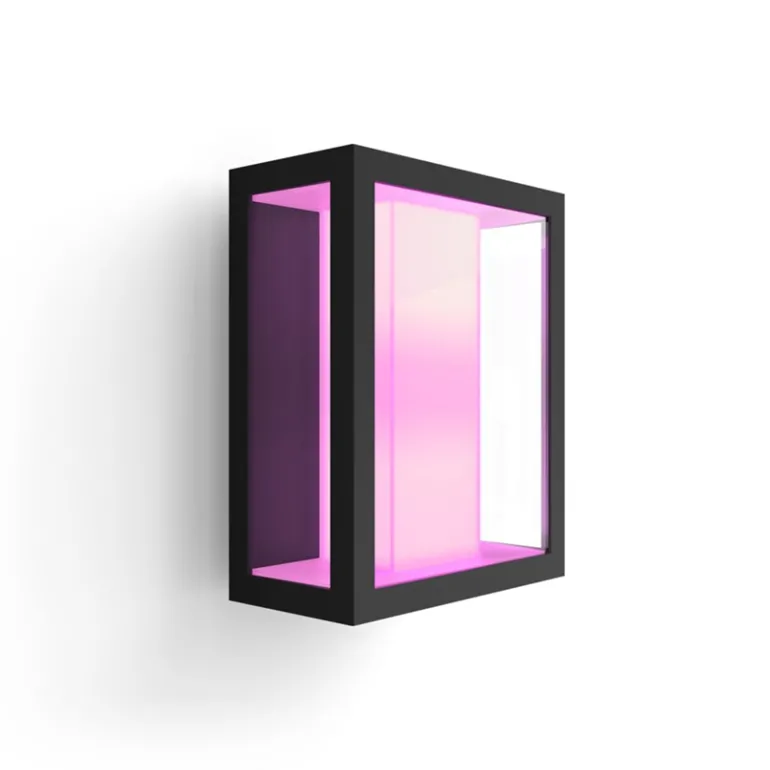 Philips Hue Impress White and Color Ambiance udendørs væglampe large, sort