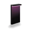Philips Hue Nyro White and Color Ambiance udendørs piedestal / pullert, sort