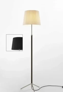 Pie de salón Gulvlampe G3 sort/krom