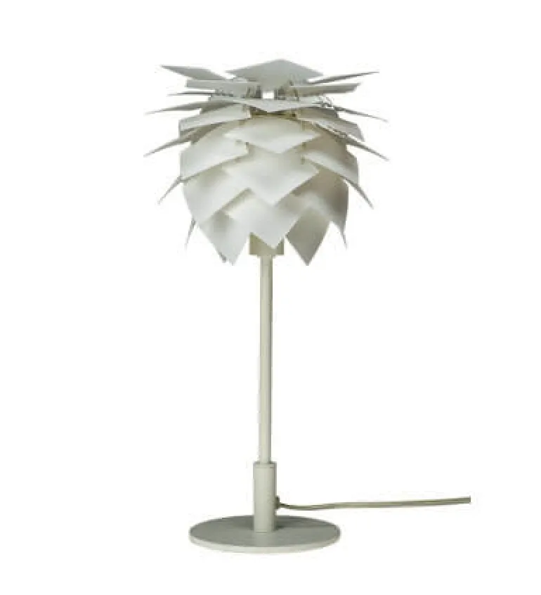 Pineapple høj bordlampe, hvid