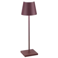 Poldina batterilampe / bordlampe, bordeaux