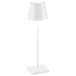 Poldina batterilampe / bordlampe, hvid