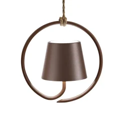 Poldina batterilampe / pendel, corten