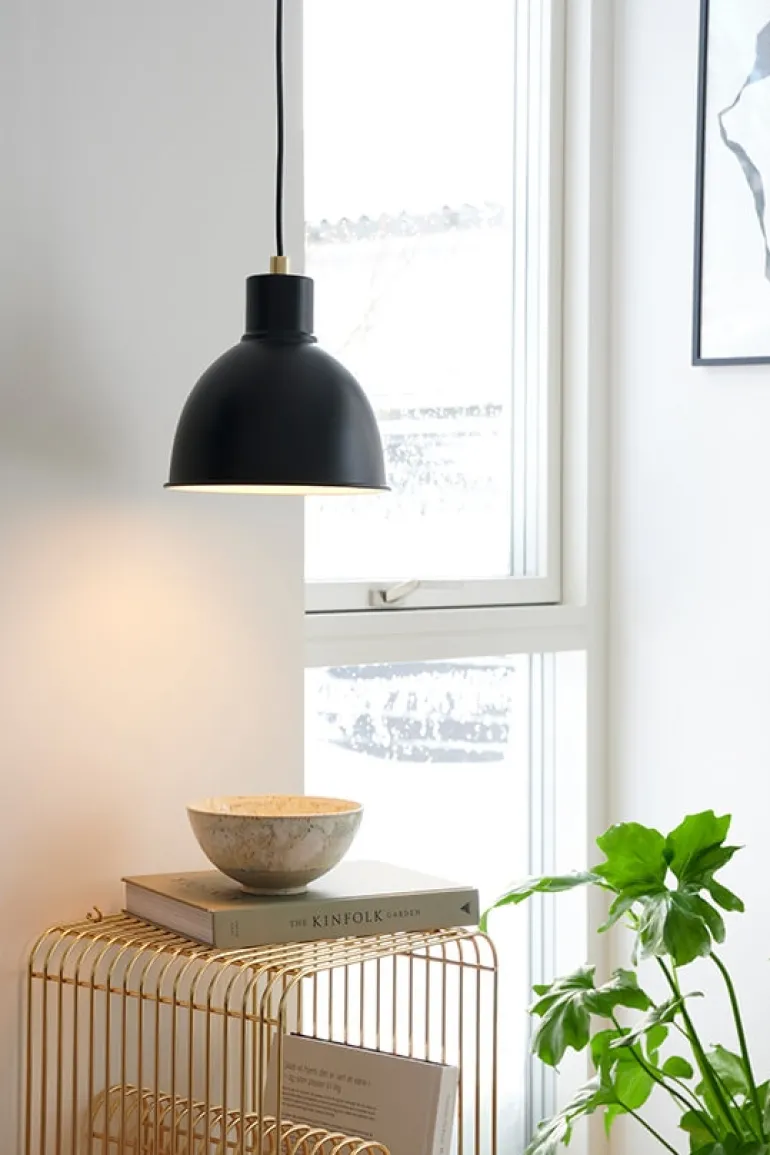 Pop pendel, mat sort