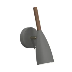 Pure væglampe, grå