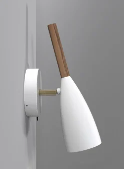 Pure væglampe, hvid