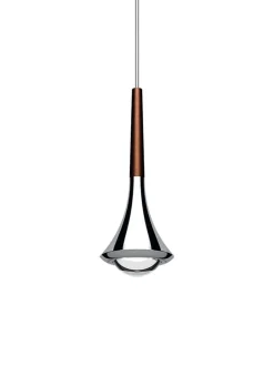 Rain pendel, kobberfarvet bronze/krom