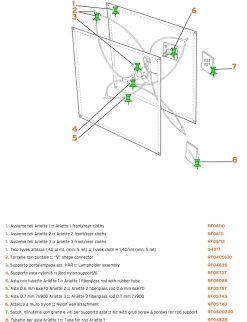 Reservedel: Front cloths til Flos Ariette 2