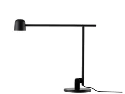 Satellite bordlampe, mat sort