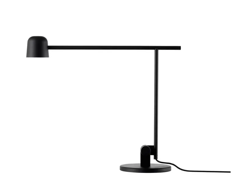 Satellite bordlampe, mat sort