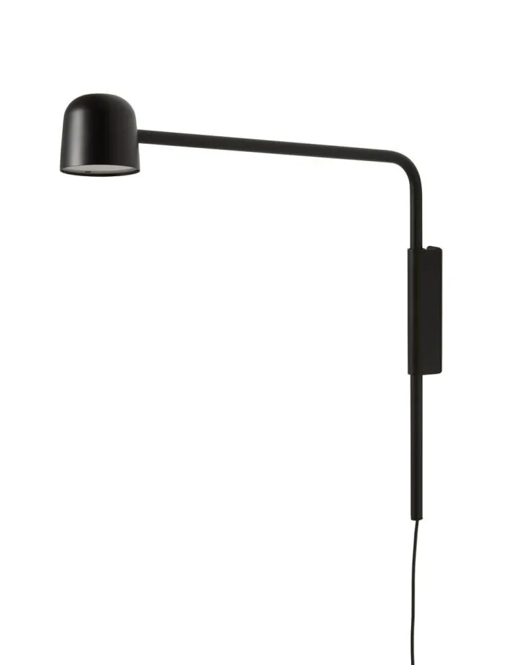 Satellite væglampe, mat sort