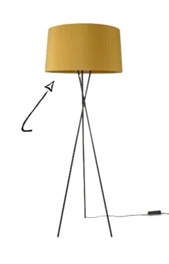 Skærm til Tripode G5 gulvlampe, sennepsgul