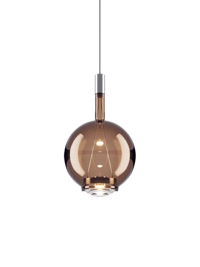 Sky-Fall Round medium pendel, bronze