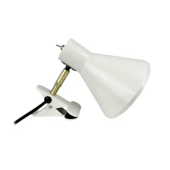 Sleep klemmelampe, kit hvid