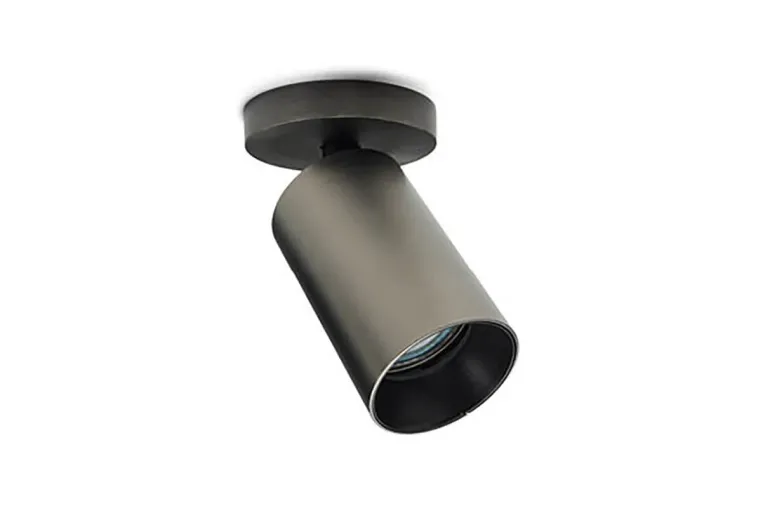 SpotOn Circle1 loftlampe/spot, titanium m. ledningshul