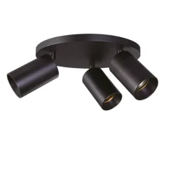 SpotOn Circle3 loftlampe/spot, sort