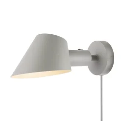 Stay kort væglampe, grå