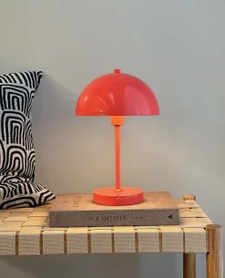 Stockholm LED 2.0 bordlampe / batterilampe, shiny melon
