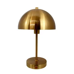 Stockholm LED 2.0 bordlampe / batterilampe, antik messing