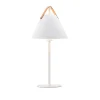 Strap bordlampe, hvid