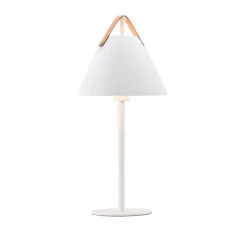 Strap bordlampe, hvid