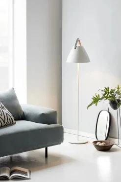 Strap gulvlampe, hvid